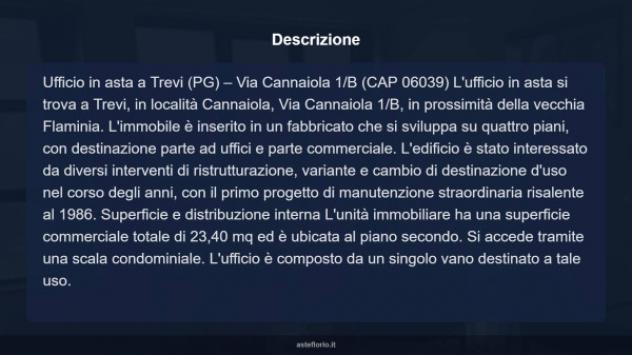 Immobile in asta di 23 m² in vendita a Trevi - Foto 5