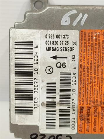 CENTRALINA AIRBAG MERCEDES Classe C Sport Coupé W203 0018209726 0285001373 611962 (0008) - Foto 2
