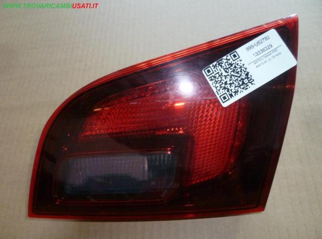 FANALE POST. PARTE INT. D. 13314053 Parti elettriche Fanaleria Fanali Fanale post. sx. OPEL - ASTRA J Sports Tourer - 01-09-2012 - 01-05-2016, OPE