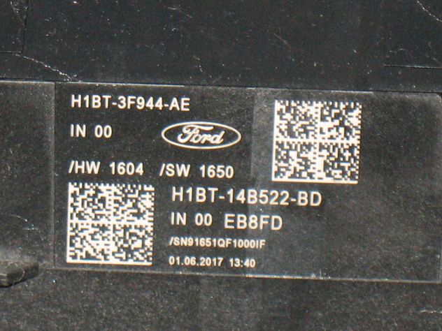 0261S18678 KIT ECU FORD FIESTA 1.1 ME17.0.3 DE817025 HU5T15604ECH H1BT3F944AE - Foto 5