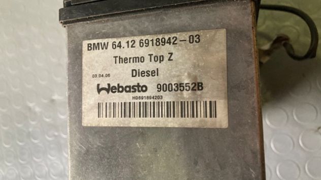 Motorino riscaldamento autonomo Webasto Bmw X5 3.0D del 2006 (9003552B) - Foto 6
