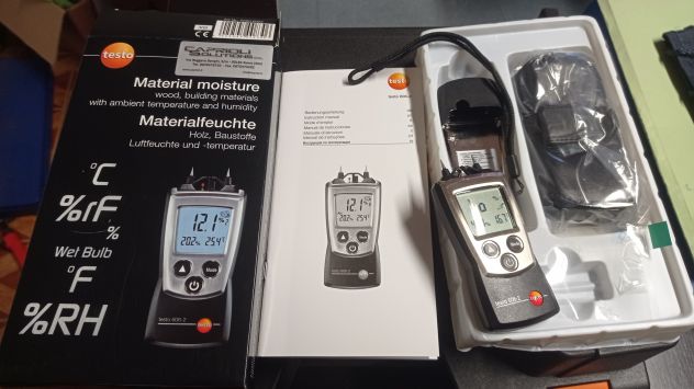 Igrometro professionale testo 606-2
