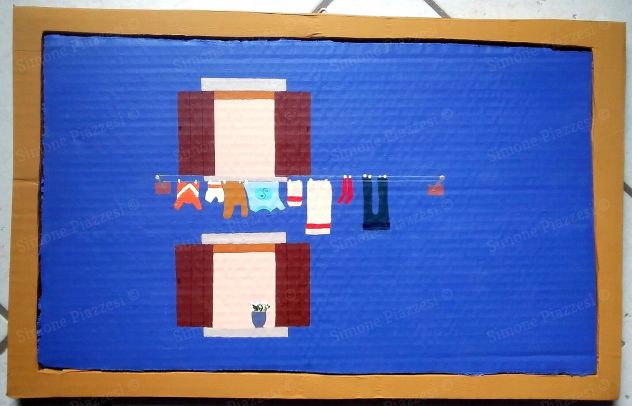 Quadro di Simone Piazzesi - FINESTRE CON STESA (2024) - Foto 2