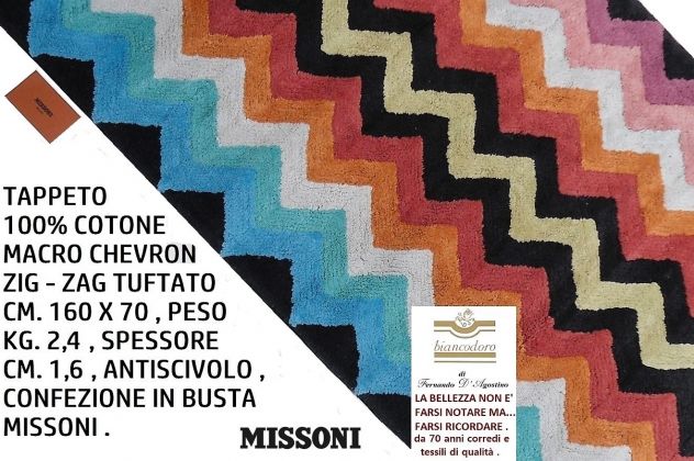 Missoni : Tappeti in varie forme , dimensioni e prezzi - Foto 6