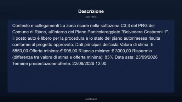 Immobile in asta di 13 m² in vendita a Riano - Foto 4