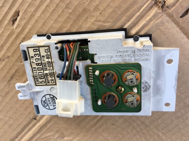 Pannello / Schermo strumento Spie di controllo JEEP Cherokee XJ 1996 - Foto 3