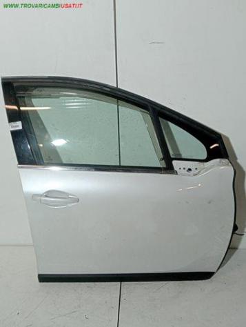 PORTA ANT. DX. BIANCO PERL. AL / SE 999-U1309847 Carrozzeria Lamierati esterni Porte Porta ant. dx. PEUGEOT - 2008 - 2013