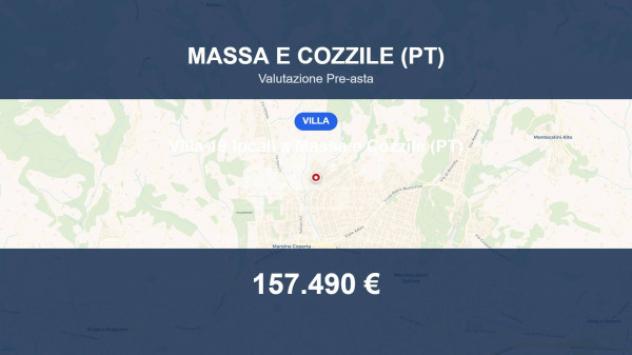 Immobile in asta di 360 m² con più di 5 locali e box auto in vendita a Massa e Cozzile