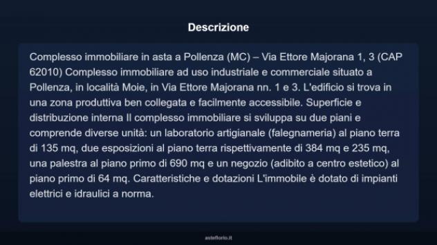 Immobile in asta di 1358 m² in vendita a Pollenza - Foto 3