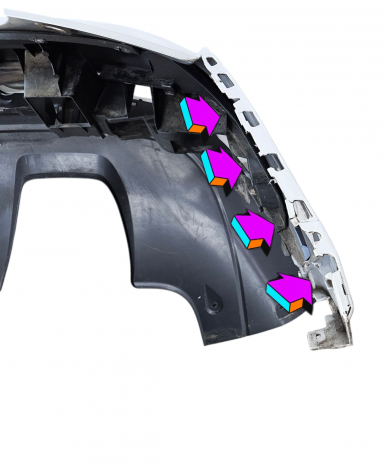 PARAURTI POSTERIORE COMPLETO AUDI Q3 Serie (8UB) 8U0807385C (1114) - Foto 8