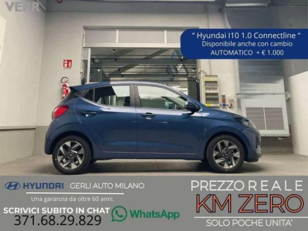 HYUNDAI i10 i10 1.0 mpi Connectline 63cv KM ZERO PREZZO VERO rif. 23817444