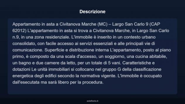 Immobile in asta di 75 m² in vendita a Civitanova Marche - Foto 3