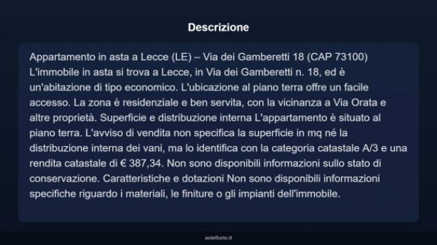 Immobile in asta di 70 m² in vendita a Lecce - Foto 10
