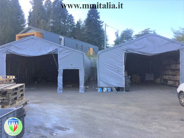 Agritunnel per magazzino deposito rimessaggio 8 x 20 x 2,5/3,59 mt. in Liguria - Foto 7