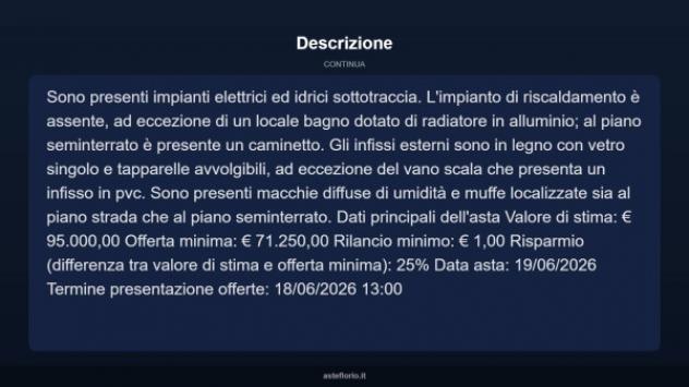 Immobile in asta di 120 m² con più di 5 locali e box auto in vendita a Polla - Foto 13