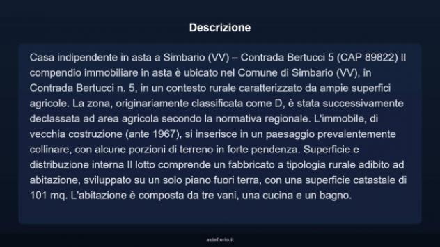 Immobile in asta di 101 m² in vendita a Simbario - Foto 3