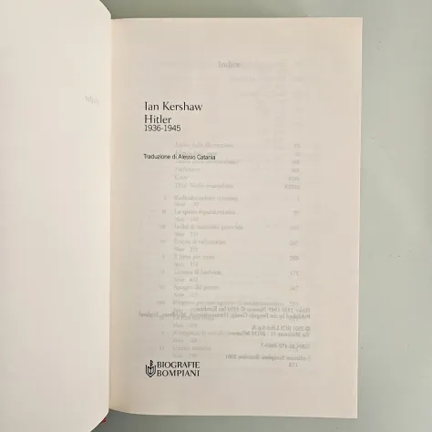 Hitler - Ian Kershaw - Bompiani - 1999/2001 - TRACCIATA! - Foto 9