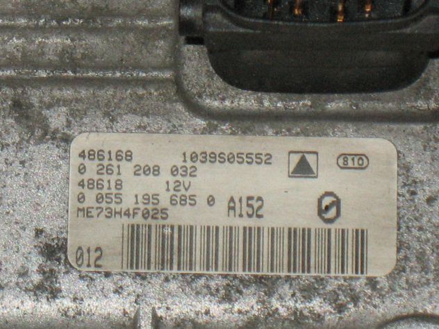 0261208032 ECU FIAT GRANDE PUNTO 1.4 16V ME73H4 0261208032 486168 00551956850 - Foto 2