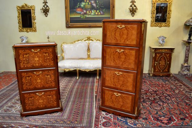Scarpiera stile Napoleone III a quattro ripiani - Foto 9