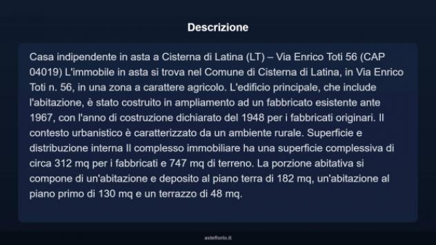 Immobile in asta di 312 m² in vendita a Cisterna di Latina - Foto 3