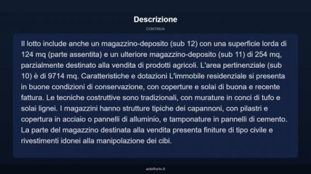 Immobile in asta di 471 m² con più di 5 locali in vendita a Vetralla - Foto 10