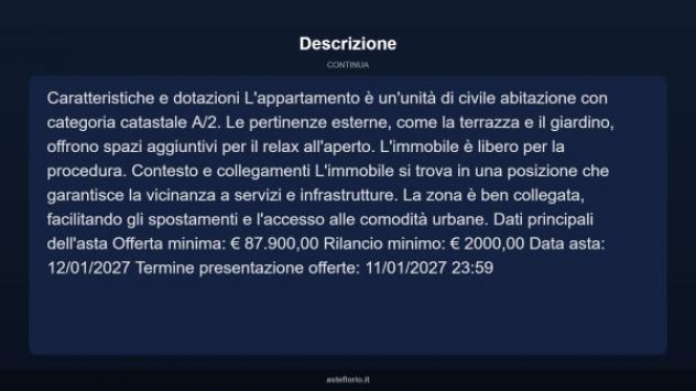 Immobile in asta di 58 m² in vendita a L'Aquila - Foto 4