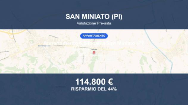 Immobile in asta di 127 m² con più di 5 locali in vendita a San Miniato