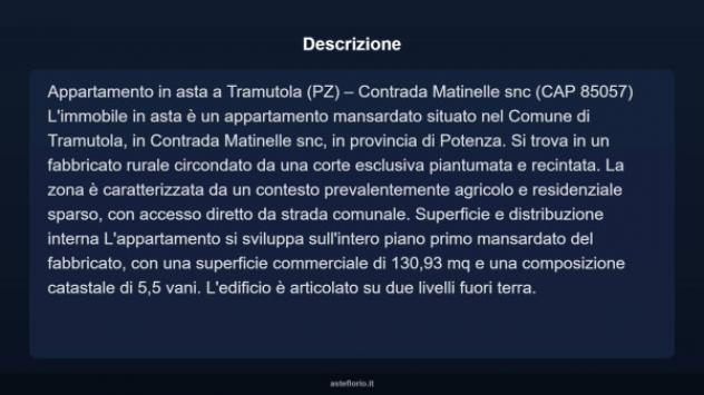 Immobile in asta di 130 m² in vendita a Tramutola - Foto 6