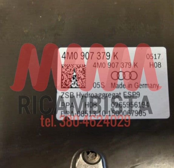 4M0907379T Audi Q7 3.0 gruppo pompa ABS