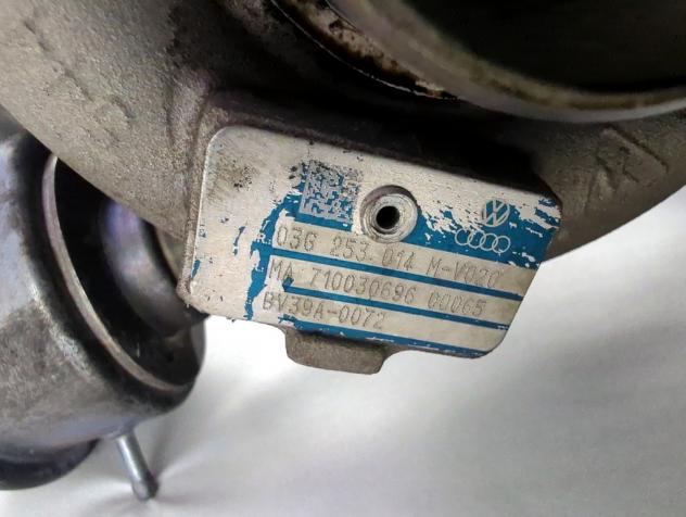 03G253014M TURBINA TURBOCOMPRESSORE VOLKSWAGEN TOURAN 1.9 D 77KW 6M 5P (2010) RICAMBIO USATO - Foto 5