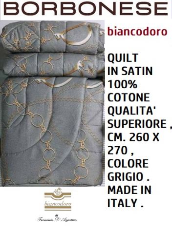BORBONESE QUILT COPRILETTI TRAPUNTINE MATRIMONIALE 5 modelli - Foto 7