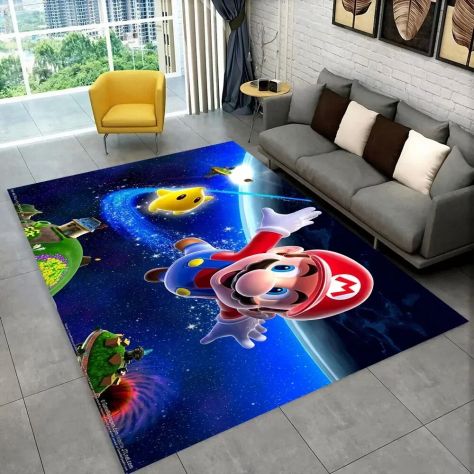 TAPPETO SUPER MARIO VIDEOGIOCO VINTAGE VIDEOGAME CARPET - Foto 8