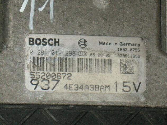0281012298 ECU ALFA ROMEO 147 GT 1.9 JTD 120 CV 0281012298 55200672 - Foto 2