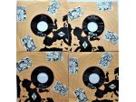 4 successi della cantante mina del 1970 su vinile a 45 giri in buone condizioni