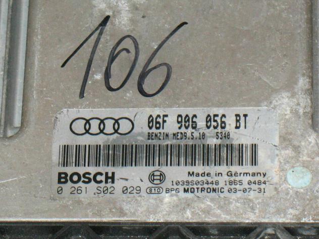 0261S02029 ECU AUDI A3 2.0 FSI 0261S02029 06F906056BT MED9.5.10 - Foto 2