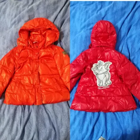 piumino nucleo disney bambina 5 anni. Rivestimento in pile. cappuccio staccabile - Foto 2