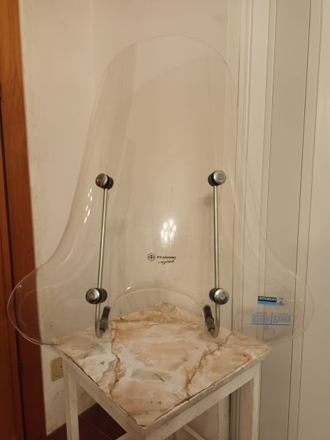 Paravento parabrezza alto per Piaggio Vespa 50