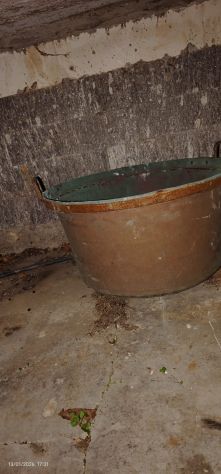 Antico Calderone in Rame Massiccio Ideale per Arredo o Uso - Foto 5