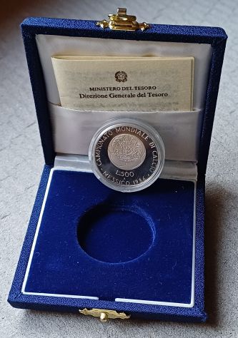 500 Lire d'argento "Mondiali di calcio Mexico '86" - Foto 2