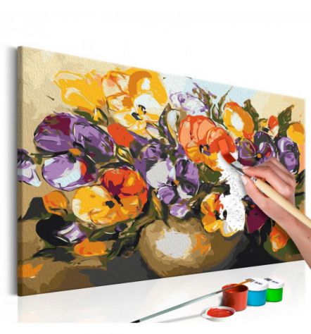 Quadro Fai Da Te 60x40 Cm. Floreal N. 27 Arredalacasa Spedizione Gratis