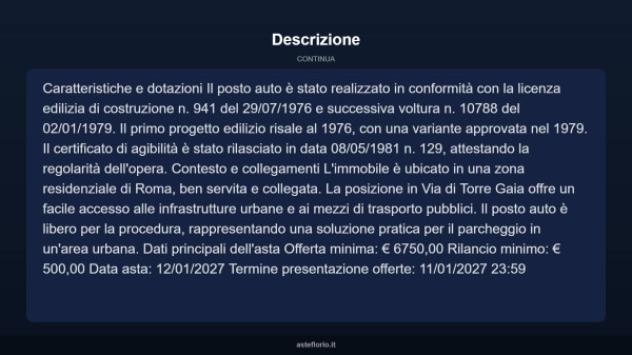 Immobile in asta di 15 m² in vendita a Roma - Foto 5