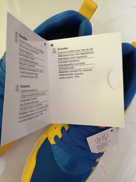 SNEAKER Lidl (n°41) ORIGINALI serie limitata
