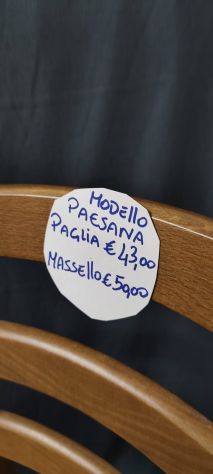 Sedia in Stile Rustico – 25126 - Foto 2