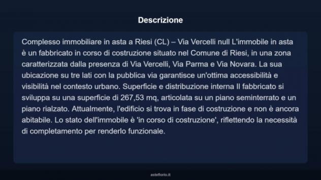 Immobile in asta di 267 m² in vendita a Riesi - Foto 4