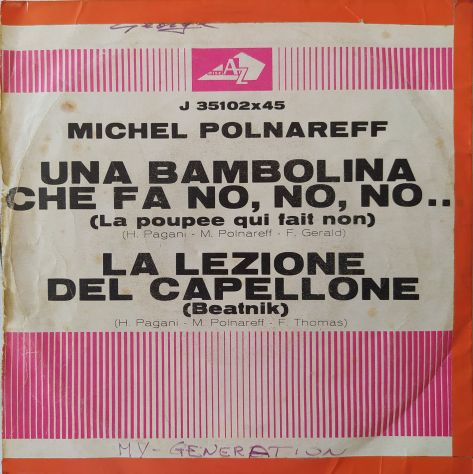 Michel Polnareff -Una bambolina che fa NoNoNo -La lezione del capellone- 1962 - Foto 4
