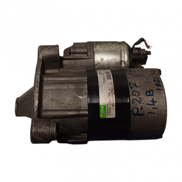 MOTORINO D' AVVIAMENTO PEUGEOT 207 1° Serie 5802C9 KFT (TU3A), KFT (TU3AE5), KFV (TU3A) Bifuel/Gas 1400 (0609)
