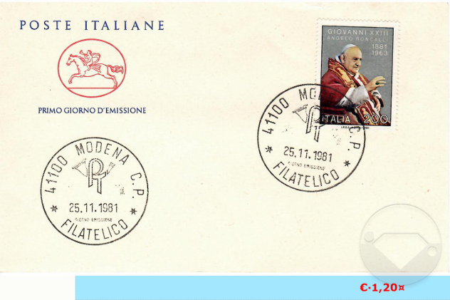 ITALIA BUSTE PRIMO GIORNO EMISSIONE 1981 - Foto 3