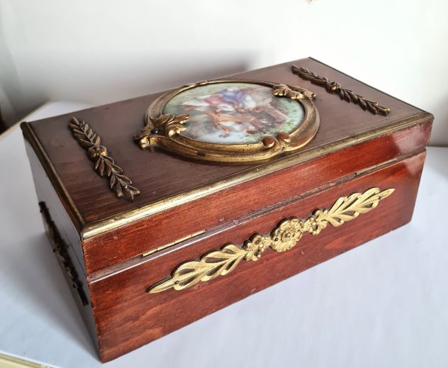 Ferdinando Pogliani (1832-1899) cofanetto in legn - Foto 6