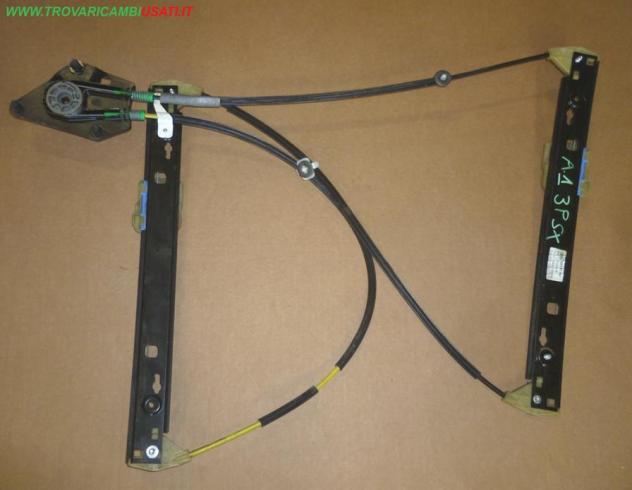 ALZACRISTALLO ELETTR. PORTA ANT.D. 8X3837462 (SOLO MECCANISMO)  Carrozzeria  Lamierati esterni  Porte  Alzacristallo por AUDI - A1 / S1 3 porte - 01-0