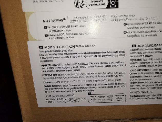 Acquagel (acqua gelificata) pronta e addensante istantaneo, per disfagia - Foto 7